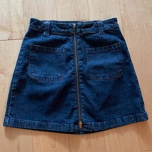 Madewell Denim Mini Skirt